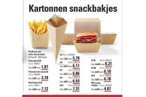 kartonnen snackbakjes