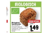 biologisch speltbonkje