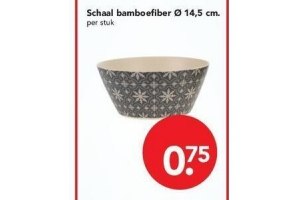 schaal bamboefiber