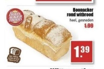 boonacker rond witbrood