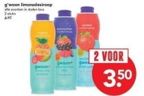 g woon limonadesiroop nu 2 stuks voor eur3 50