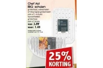 chef aid bbq schalen