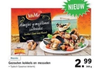 gezouten kokkels en mossels