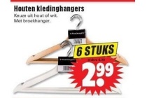 houten kledinghangers