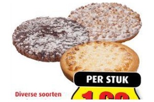 diverse soorten koektaartjes