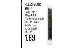 alles voor sushi nu eur1 69 per stuk