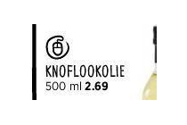 knoflookolie nu eur2 69 per 500 ml