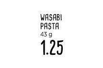 wasabi pasta nu eur1 25 per stuk