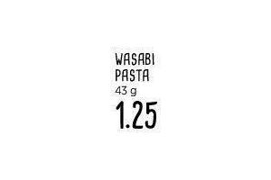 wasabi pasta nu eur1 25 per stuk