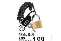 kabelslot nu eur2 99 per stuk