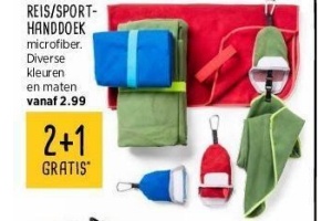 reis sporthanddoek nu 2 1 gratis