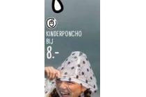 kinderponcho bij nu eur8 per stuk