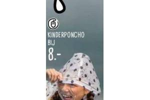 kinderponcho bij nu eur8 per stuk