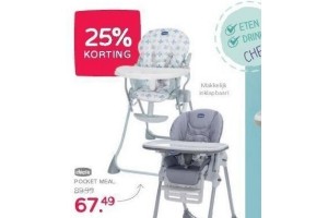 25 korting op chicco pocket meal