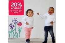 20 korting op boys en girls jeans