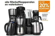 alle filterkoffieapparaten