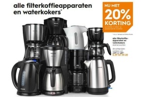 alle filterkoffieapparaten