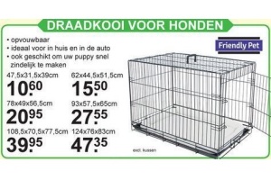 draadkooi voor honden