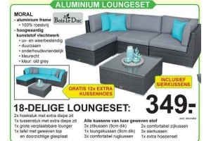 aluminium loungeset