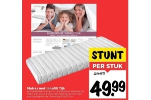 matras met innofill tijk