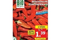 biologische puntpaprika s