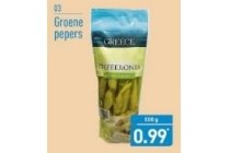 groene pepers