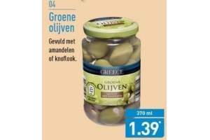 groene olijven