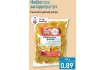mediterrane aardappelpartjes