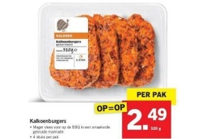 kalkoenburgers