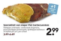 specailiteit van slager piet barbecuevlees