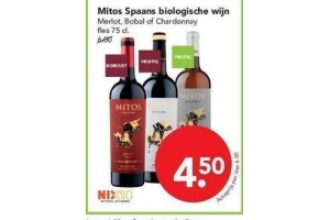 mitos spaans biologische wijn