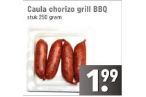 caula chorizo grill bbq