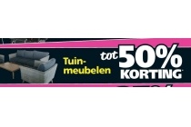 tot 50 korting op tuinmeubelen