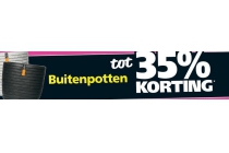 tot 35 korting op buitenpotten