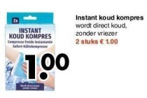 instant koud compres