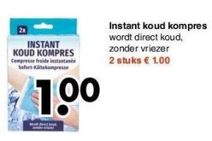 instant koud compres