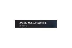 hansa emotion badthermostaat antraciet chroom nu eur359 14 per stuk