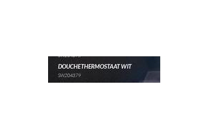 hansa emotion douchethermostaat wit chroom nu eur293 44 per stuk