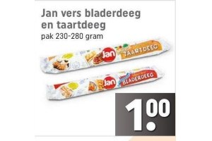 jan vers bladerdeeg en taartdeeg