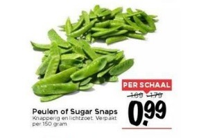 peulen of sugar snaps