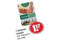 1 de beste lasagne