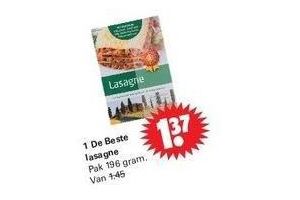 1 de beste lasagne