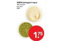 deen biologisch tapas