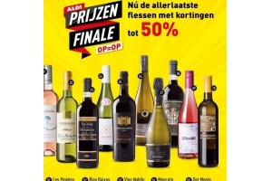 verschillende flessen wijn