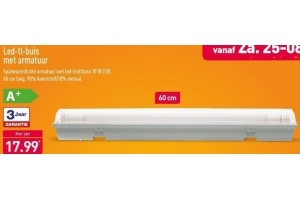 led tl buis met armatuur 60 cm