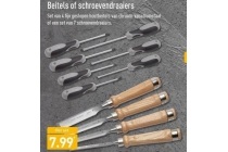 beitels of schroevendraaiers