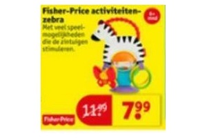 fisher price activiteitenzebra