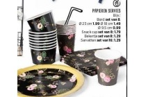 papieren servies