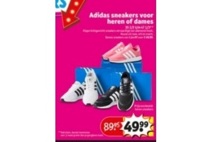 adidas sneakers voor heren of dames