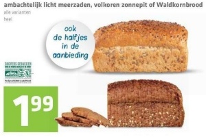 ambachtelijk licht meerzaden volkoren zonnepit of waldkornbrood